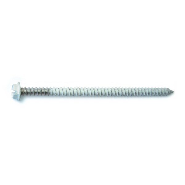 Midwest Fastener Sheet Metal Screw, #8 x 3 in, Painted 18-8 Stainless Steel Flange Hex Head 10 PK 71047 - main
